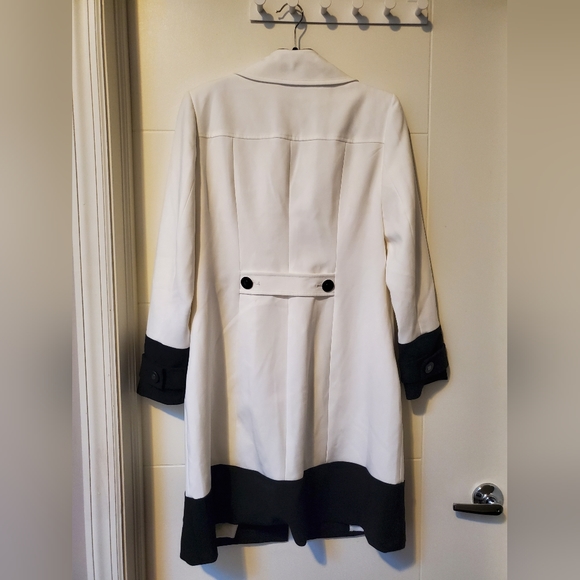 NWT White House Black Market Colorblock Coat Jacket WHBM Petite Medium - Picture 5 of 9